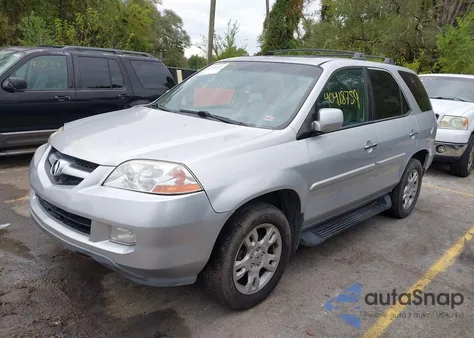 2004 Acura Mdx Touring Pkg из США, поврежденный, VIN 2HNYD18624H548017